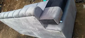 Mixed Black and White 2 Seater Sofa
