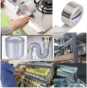 Heat Resistant Aluminum Foil, Strong Adhesive, Heat Resistant Tape
