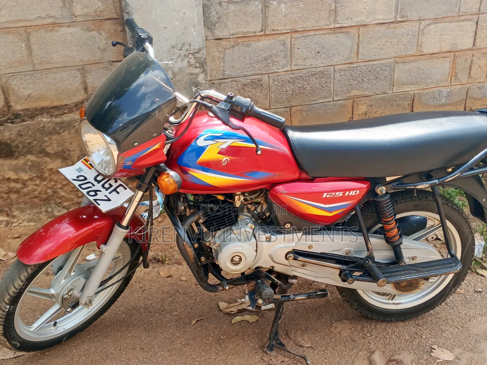 Bajaj Boxer 125 2020 Red