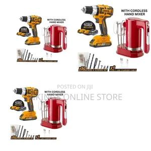 Ingco Cosli23023 - Lithium-Ion Cordless 2 PCS Combo Kit - Orange