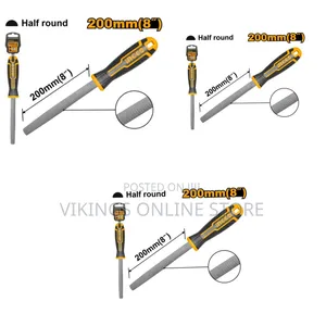 Ingco Hwhf088 - Half Round Wood File - Orange