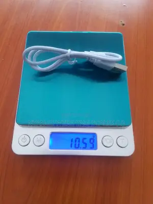 Gold Digital Weigh Scale 500g/0.01g Weigh Rechargeable Weighing Scale