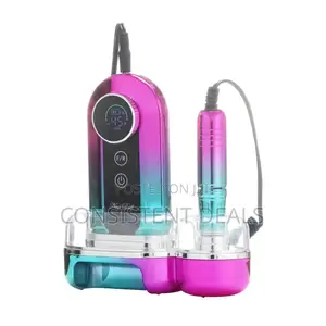 Portable Electric Nail Drill Machine With 30w Uv Lamp Base