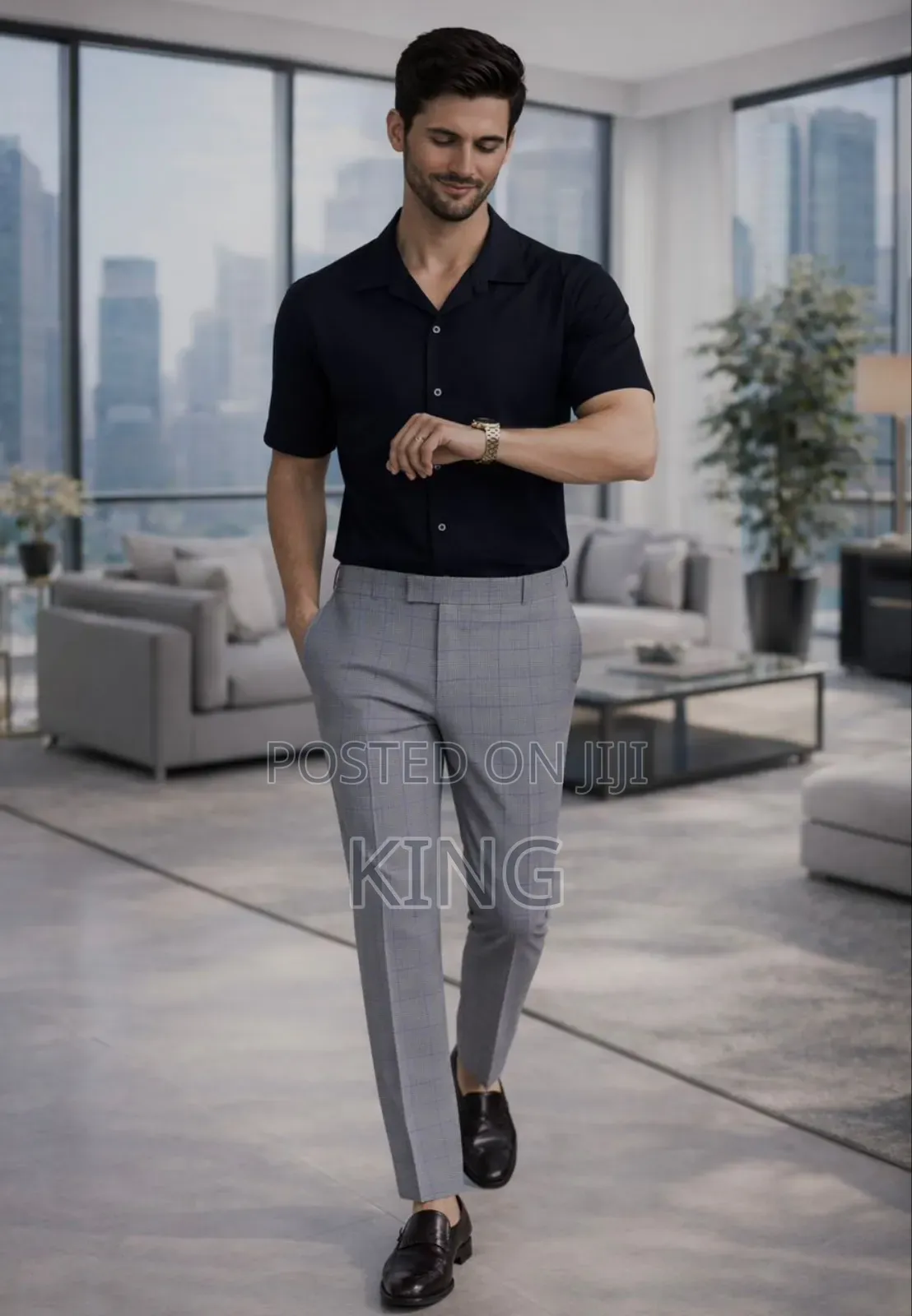 Relaxed Fit Shirt and Gentle Pants Set