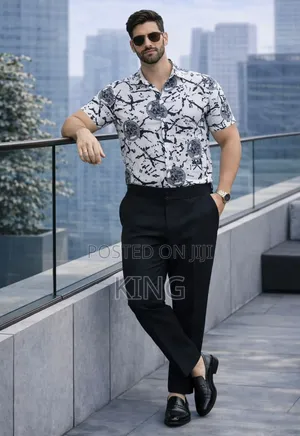 Casual Cool Shirt and Gentle Pants Set