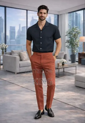 Casual Cool Shirt and Gentle Pants Set
