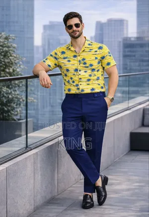 Street Style Shirt and Gentle Pants Set
