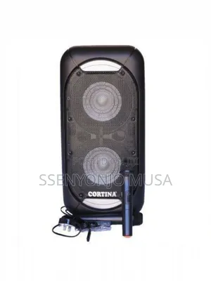 Cortina R CRX-007 12" Portable Pa Speaker With Microphones