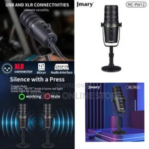 Jmary Usb Condenser Microphone for Recording, Podcasting, Streaming