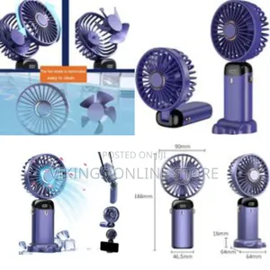 Portable Handheld Fan 5000mah, Usb Rechargeable Mini Fan