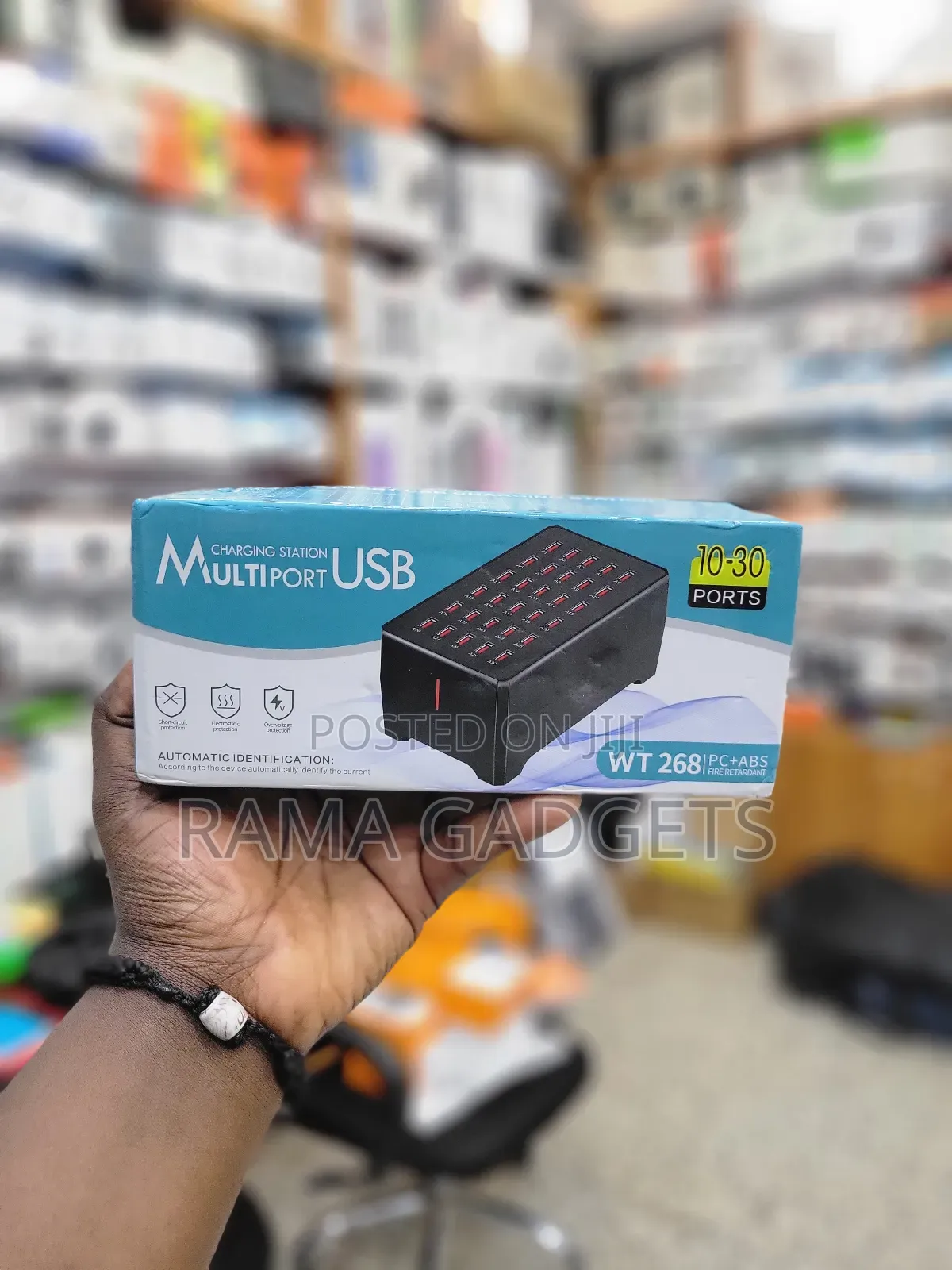 Crony Wt268 30-Port Usb Charging Station.