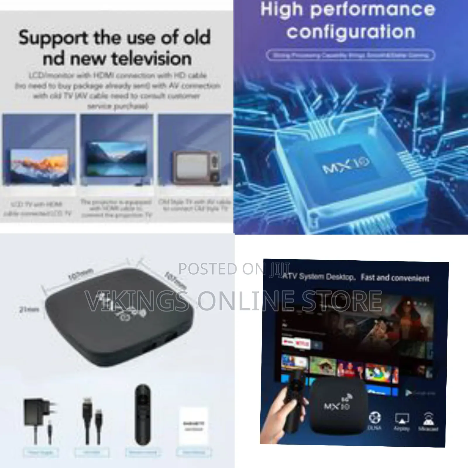 Topleo Motherboard for Android Smart Tv Box With Remote Control