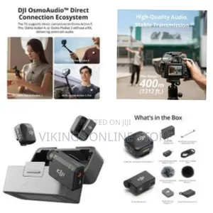 Dji Mic Mini (2 Tx + 1 Rx + Charging Case), Wireless Microphone