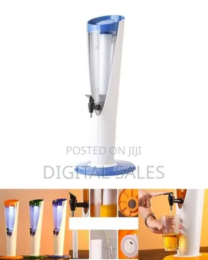 Sleek Modern Beverage Tower / Desktop Drink Dispenser