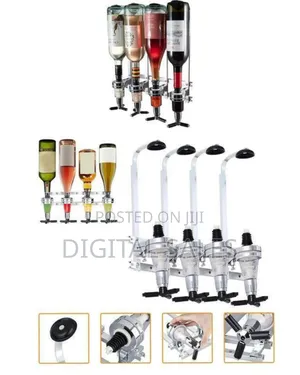 Professional Wall-Mounted Beverage Dispenser Rack