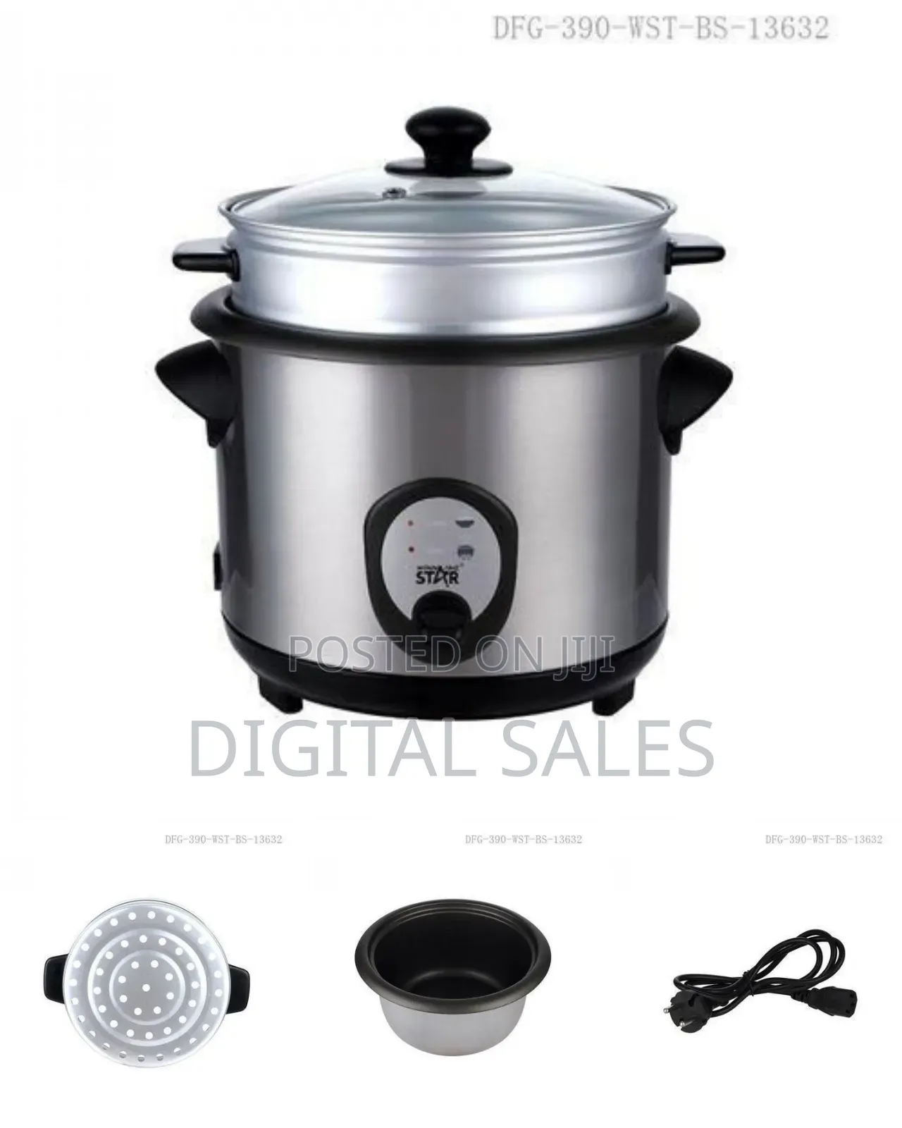 Winningstar Versatile Electric Rice Cooker and Steamer