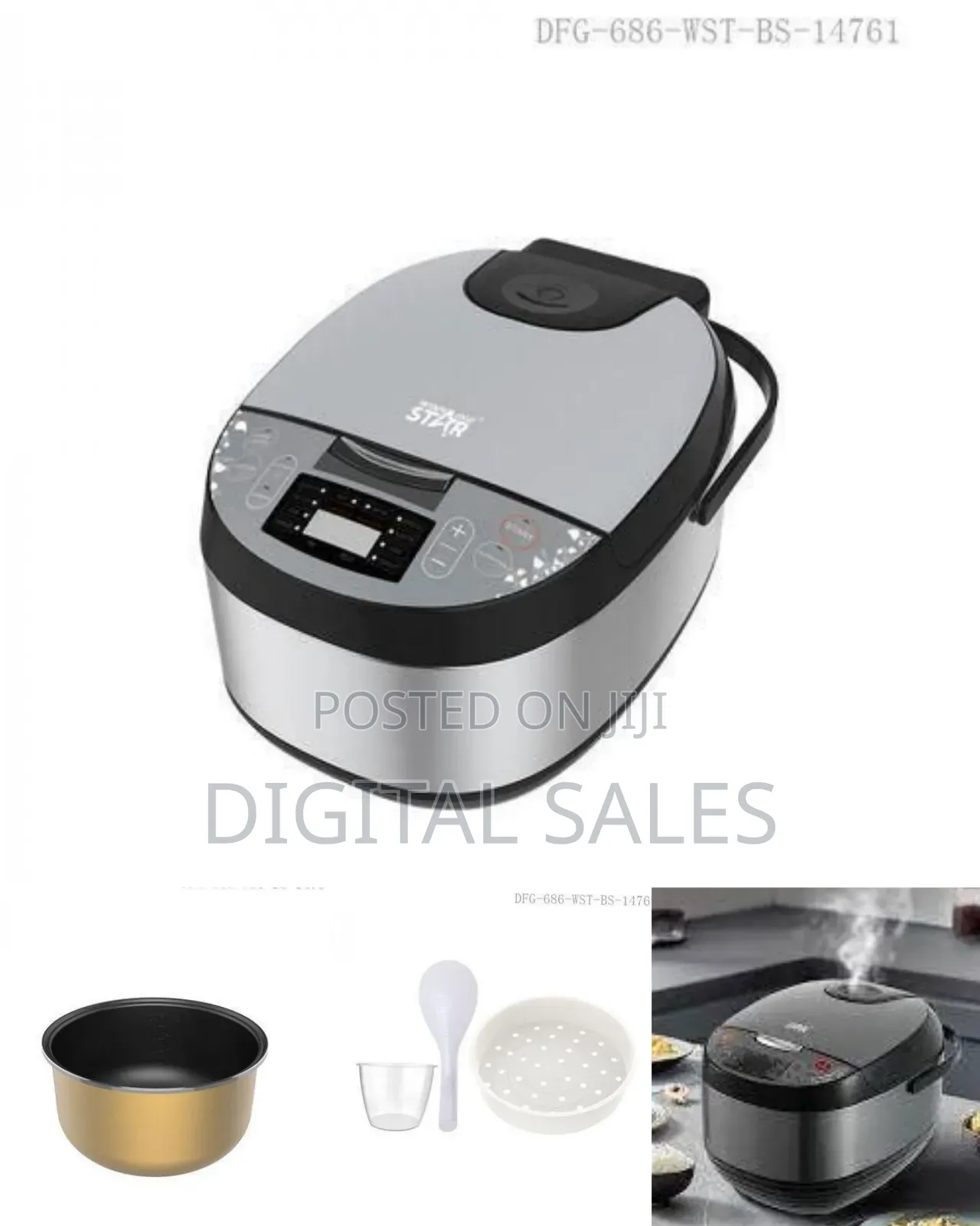 Winningstar Versatile Digital Multi-Cooker and Rice Cooker