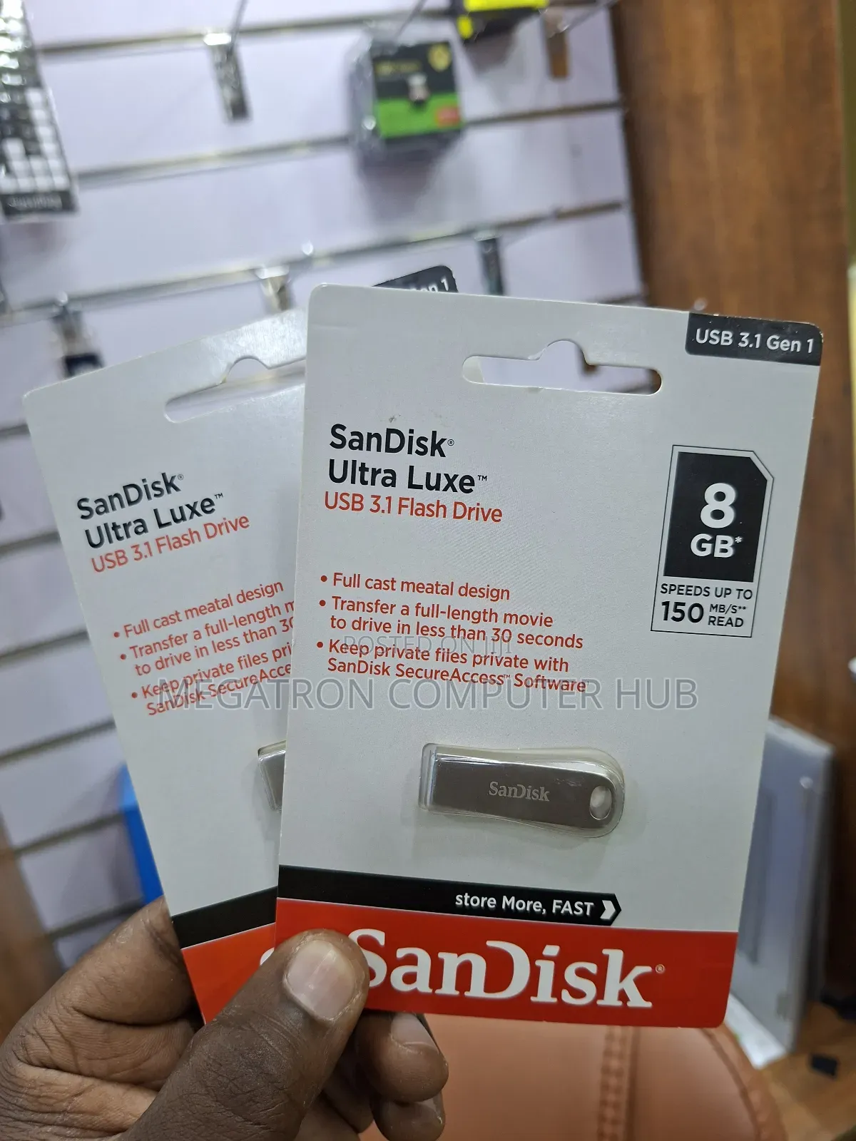 Sandisk 8gb Ultra Luxe 3.1 Flash Drive