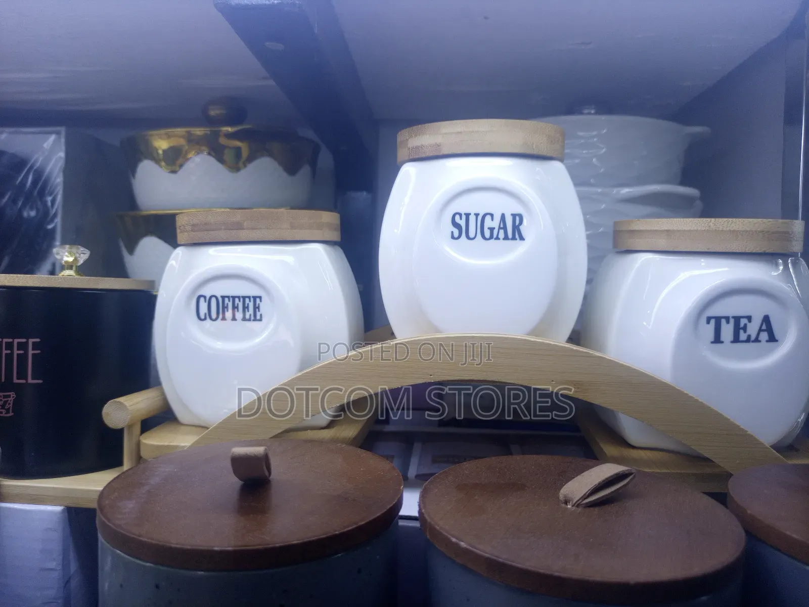 3-Piece Ceramic Kitchen Canister Set
