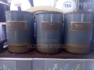 Generic 3-Piece Ceramic Canister Set