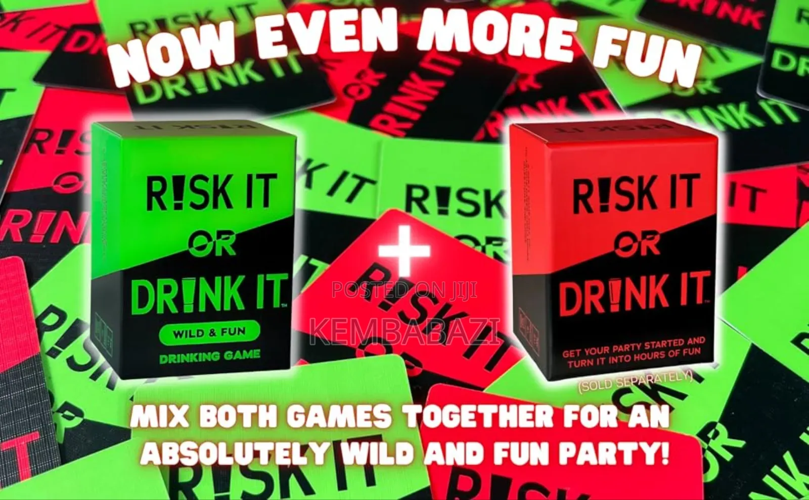 Risk It or Drink It" Adult Drinking Game.