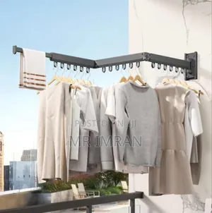 Angel Sar Foldable Mount Clothes Drying Rack