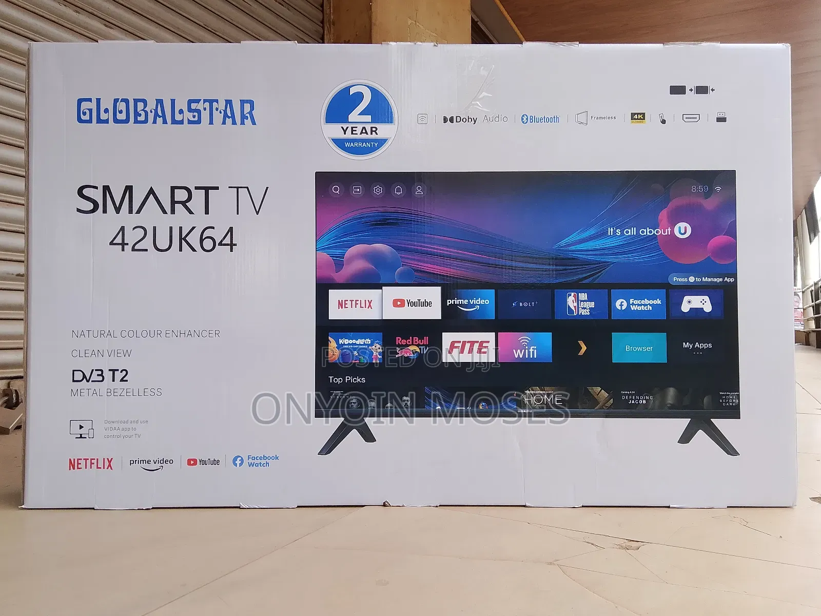 New 42 Inches Globalstar Android Smart Tv