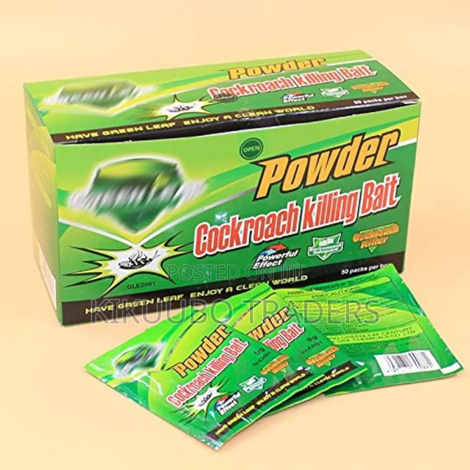 50pcs Cockroach Powder Bait