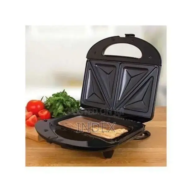 Electric 2 Slice Sandwich Toaster Maker -Blac