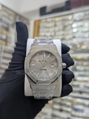 Audemars Piguet Men's Silver Strapped Stainless Steel Wrist Time Edit