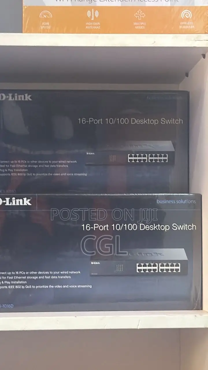 Dlink 16port 10/100mbps Rackmount Switch D-Link Rack