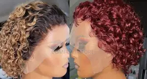 13*4 Short Curls Human Hair Wigs