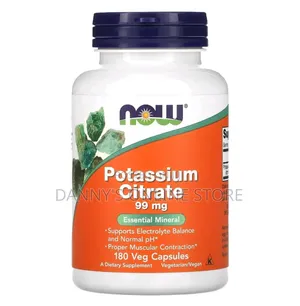 Potassium Citrate, 99mg, 180 Capsules