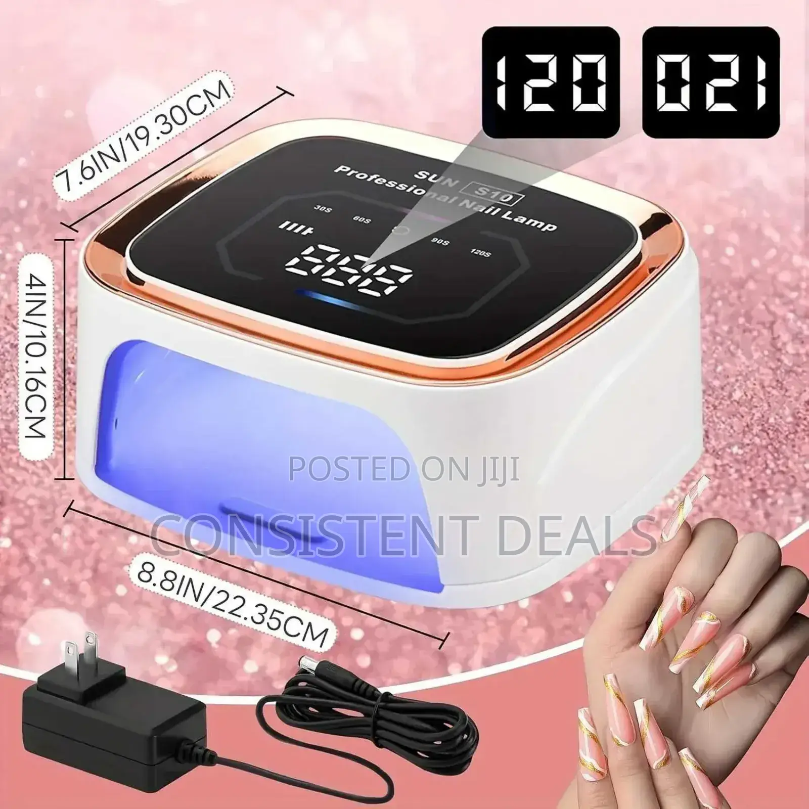 36 Leds Nail Dryer Cordless Lamp 108w