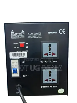 1000w Automatic Voltage Stabilizer Tnnpc-svr1000va - Black