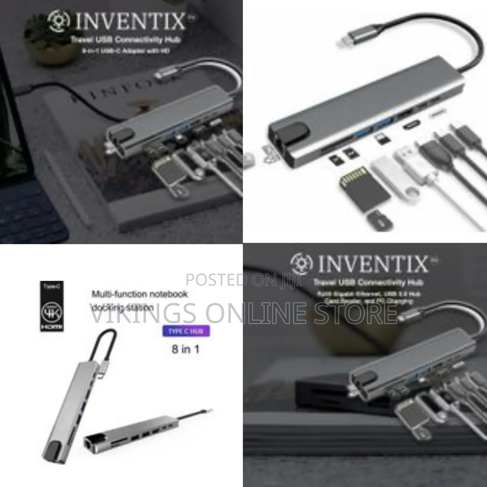 Travel Usb 3.0 Connectivity Hub Usb-C Adapter Laptop Docking Station