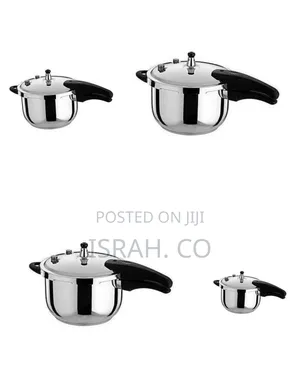 Premium Stainless Steel Pressure Cooker With Safety Locking System
