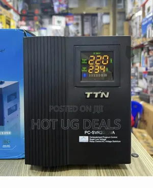 3000w Automatic Voltage Stabilizer Tnnpc-svr3000va - Black