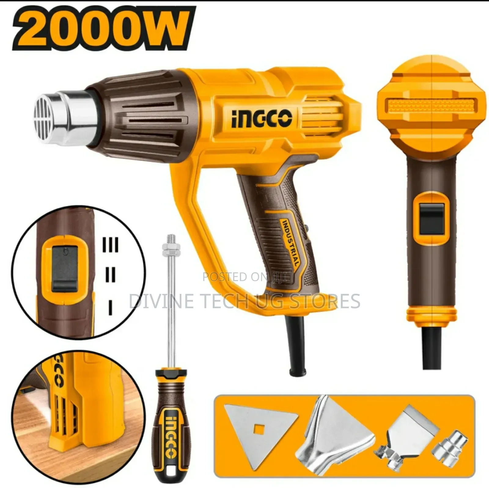 Ingco Heat Gun 2000w Hot Air Gun