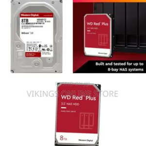 Wd Western Digital 8tb Red Plus Nas Internal Hard Drive HDD - 5640 RPM