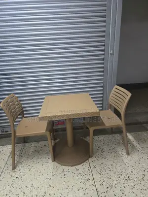 Hard Dining Plastic Table and Chairs