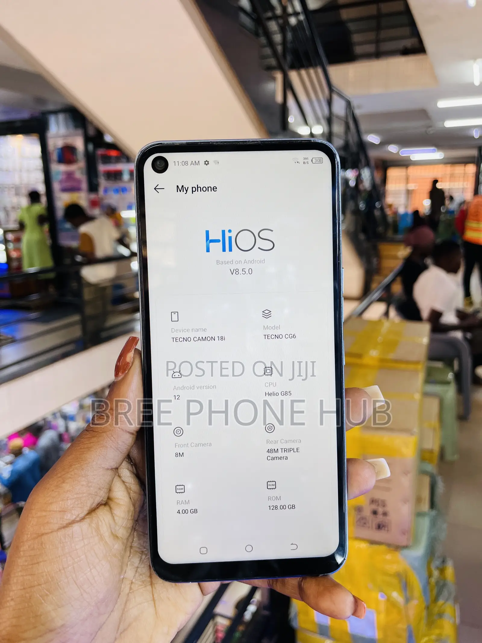 Tecno Camon 18i 128 GB Blue
