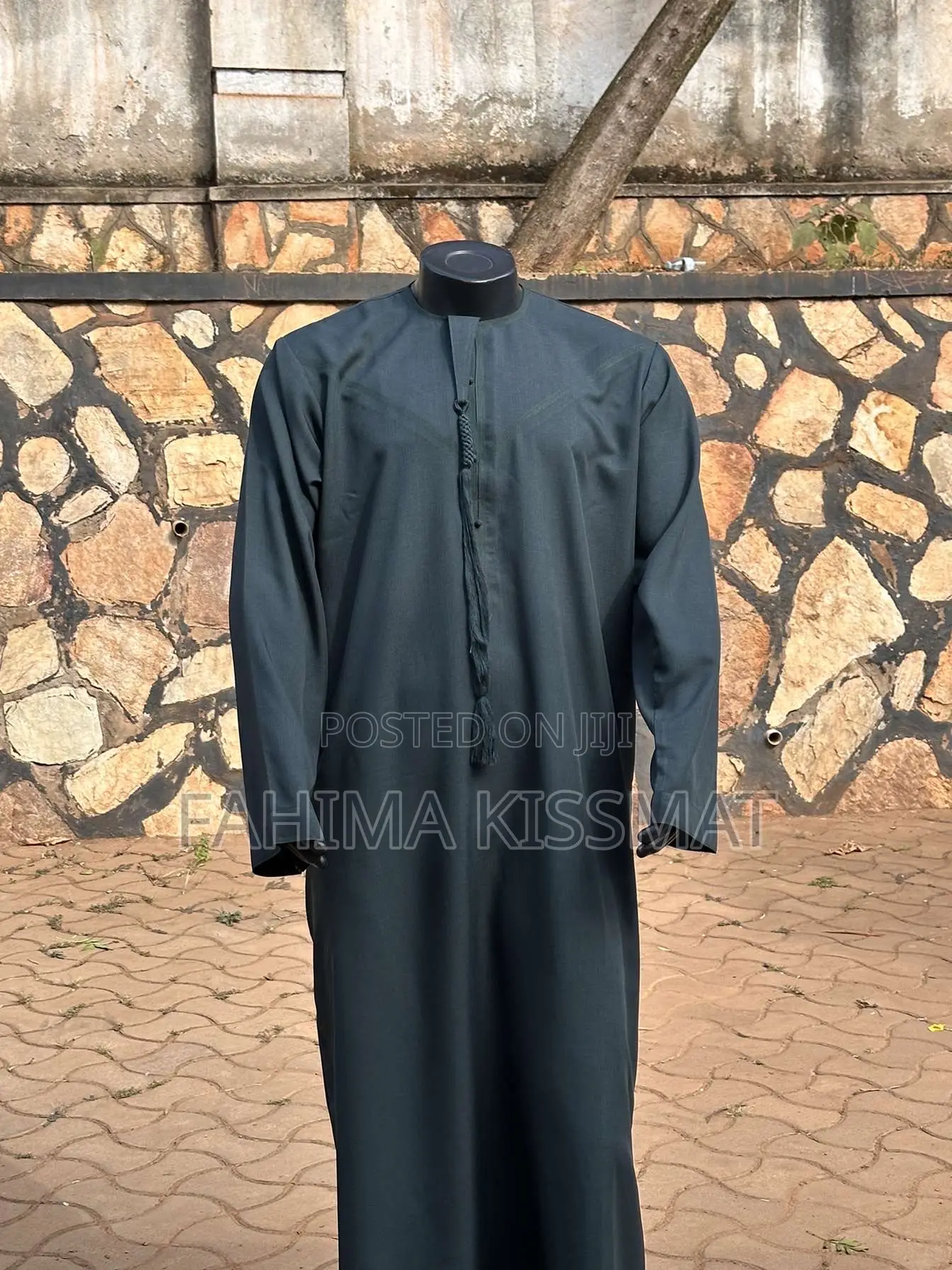 Long Sleeves Collar-Less Kanzus