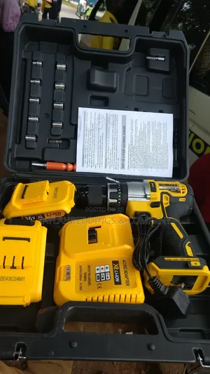 Dewalt 36v Cordless Drill Set – Powerful Rechargeable Dual Batteries