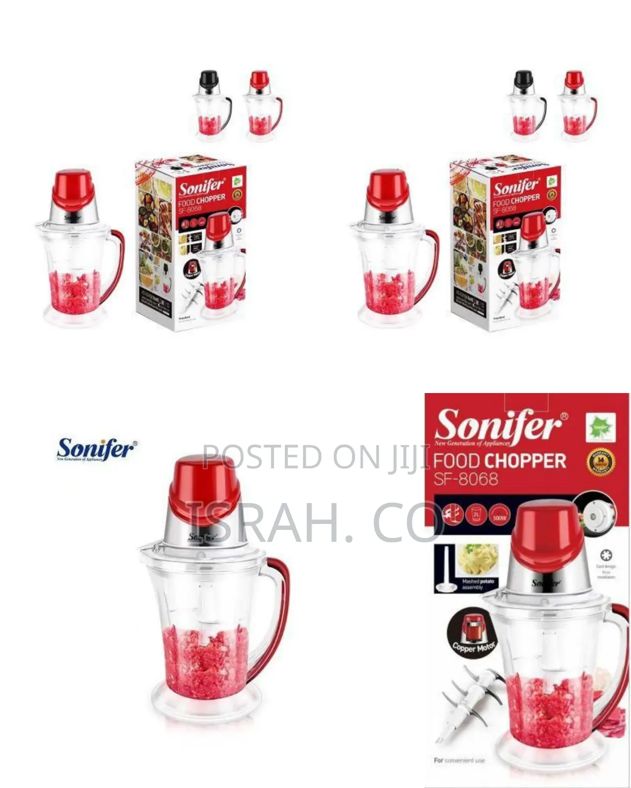Sonifer Sonifer Sf-8068 Electric Food Chopper / Mincer