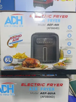 Adh 6l Digital Air Fryer, Model Aef-401/Digital Display Air Fryer
