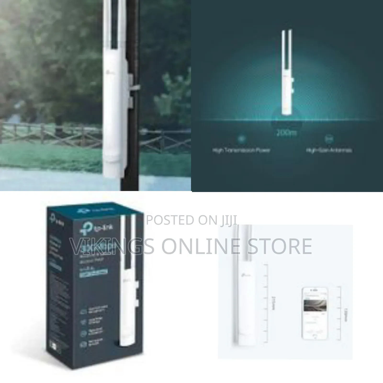 Tp-Link Omada N300 Outdoor Single_band Wireless N Access Point 300mbps