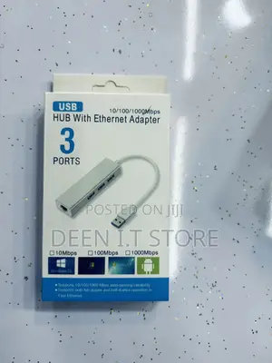 3.0 Usb Hub With Ethernet Adapter