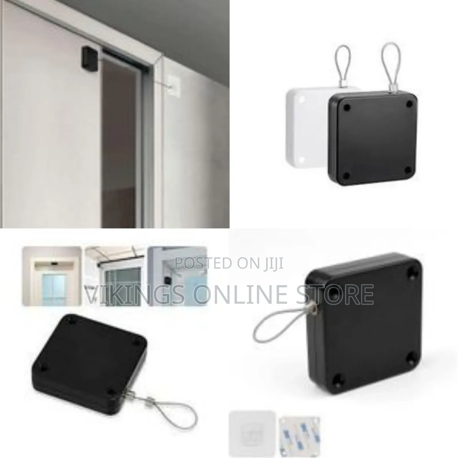 Punch-Free Automatic Sensor Door Closer, Multifunctional Automatic