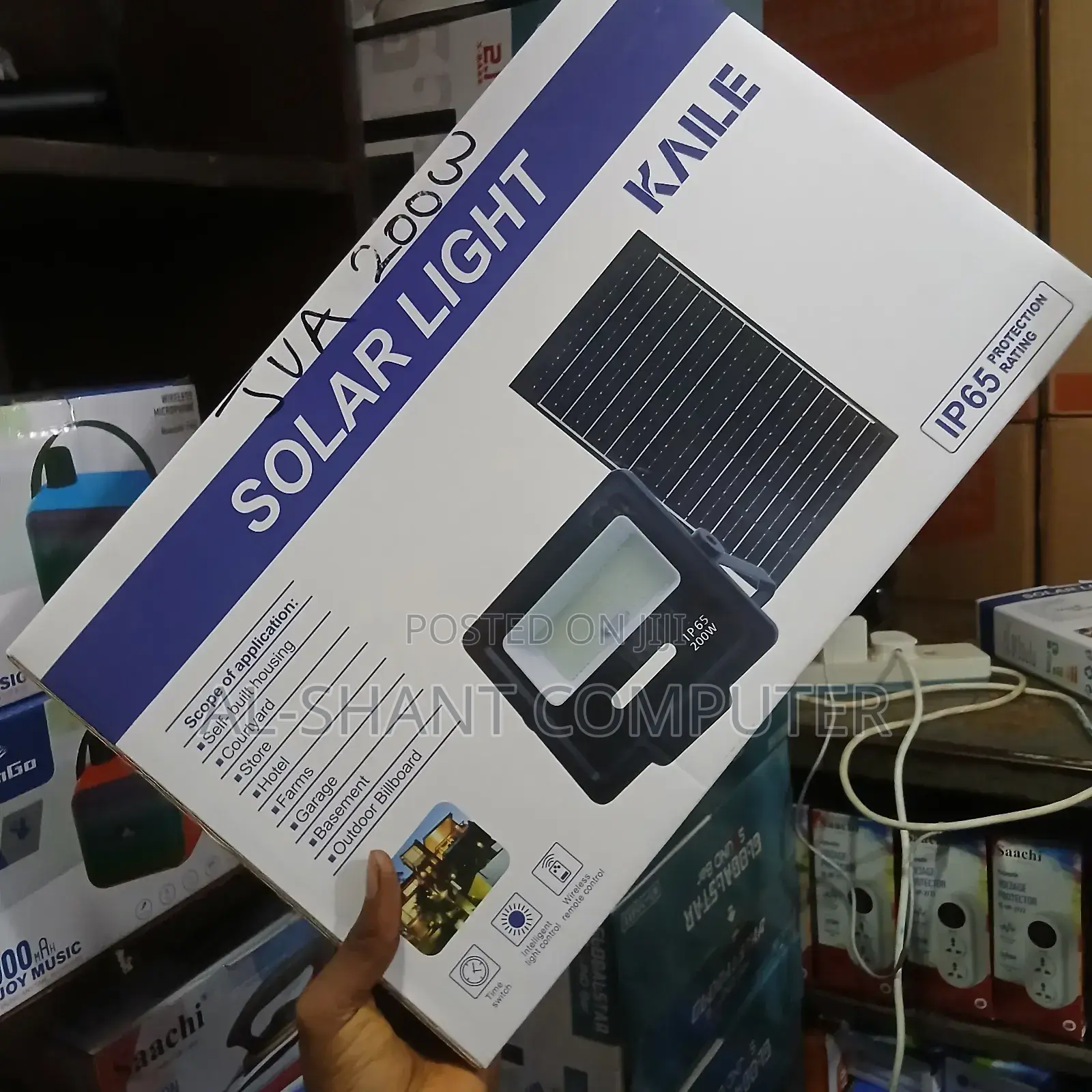 Kaile 200w Solar Light/Intelligent Remote Control Security Light